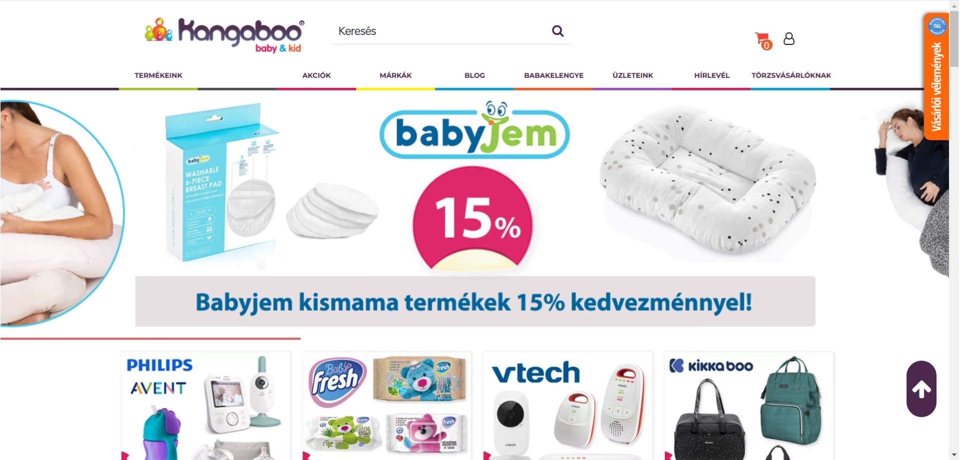 A kangaboo.hu webáruház integrációi